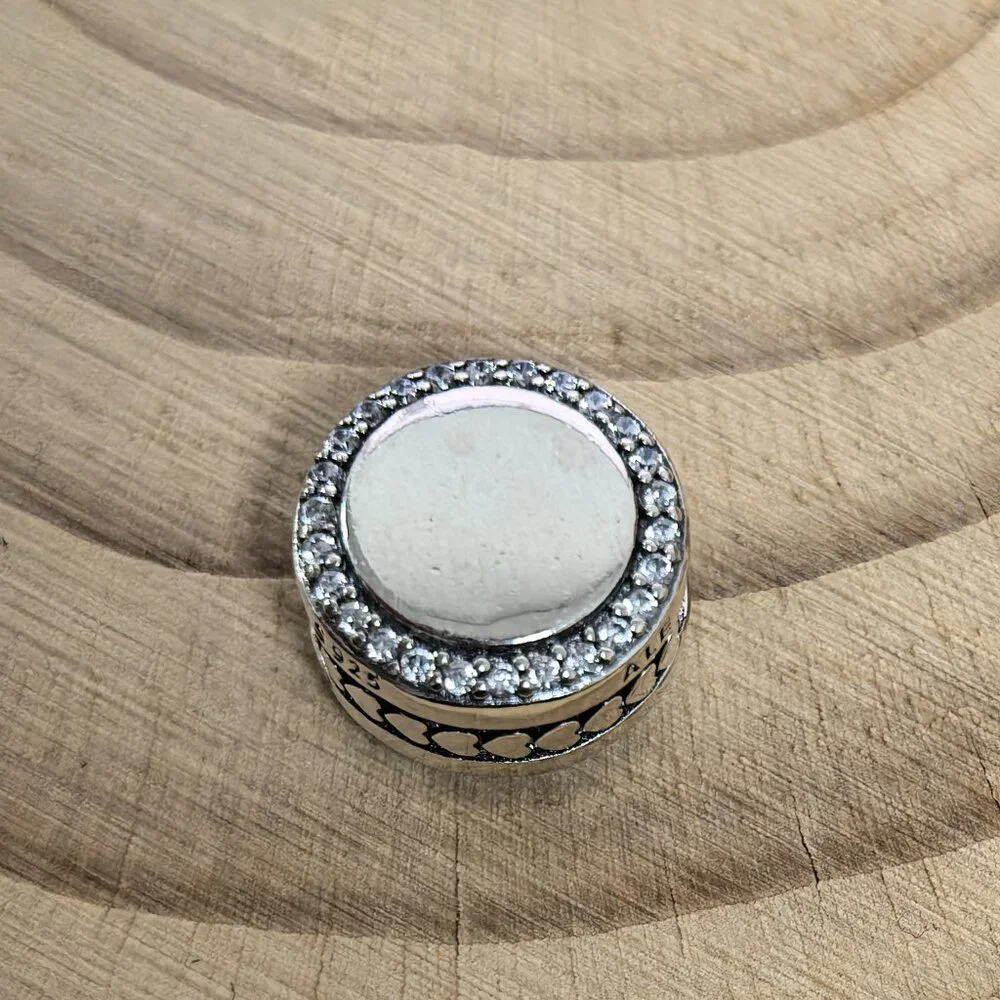 Pandora She is LOVED WOKTHY STRONG FEARIESS Charm, S925 Silver Jewelry